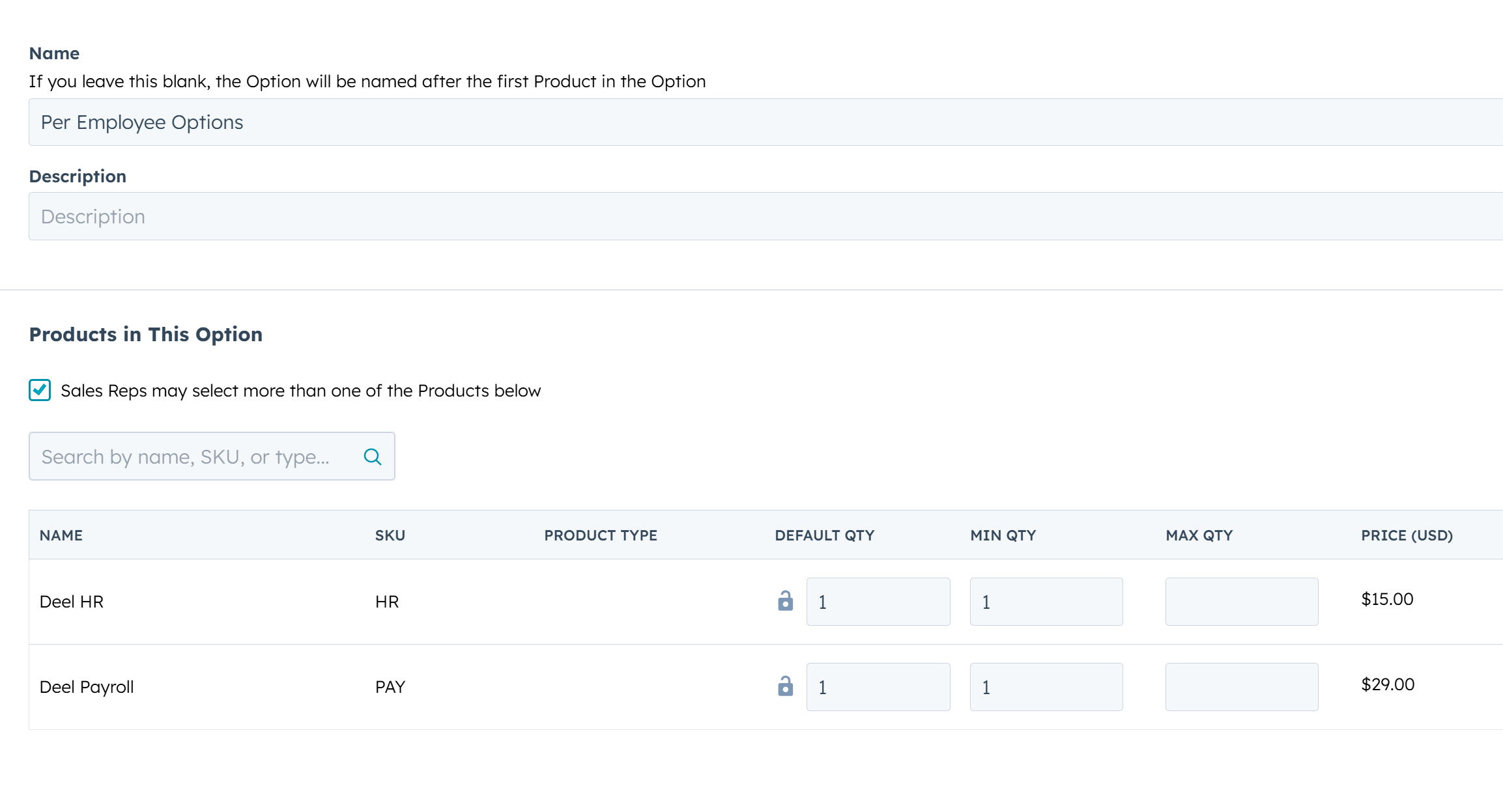 Add a Section for Per-Employee Products
