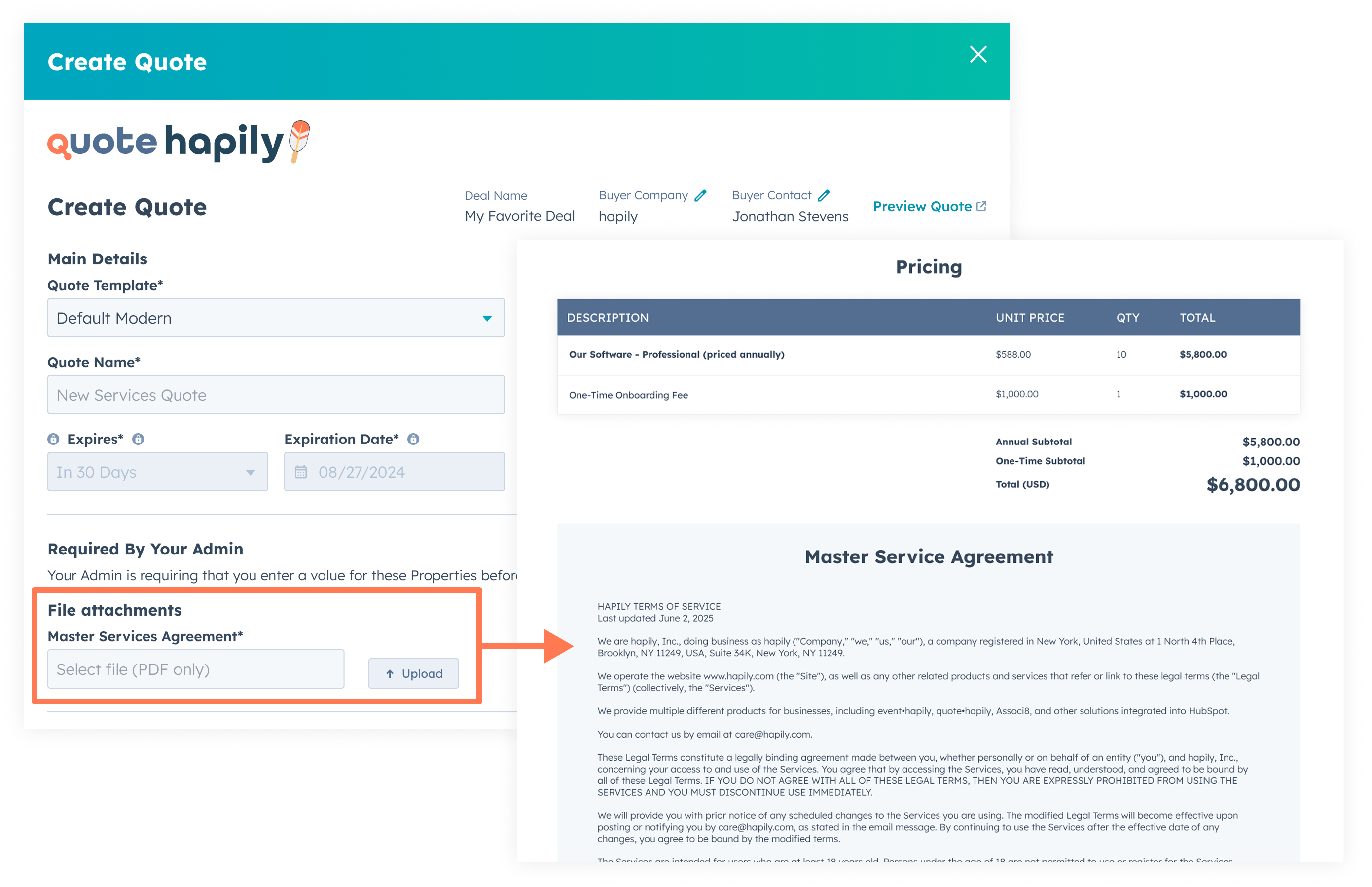 Attach Files to Quotes with Ease