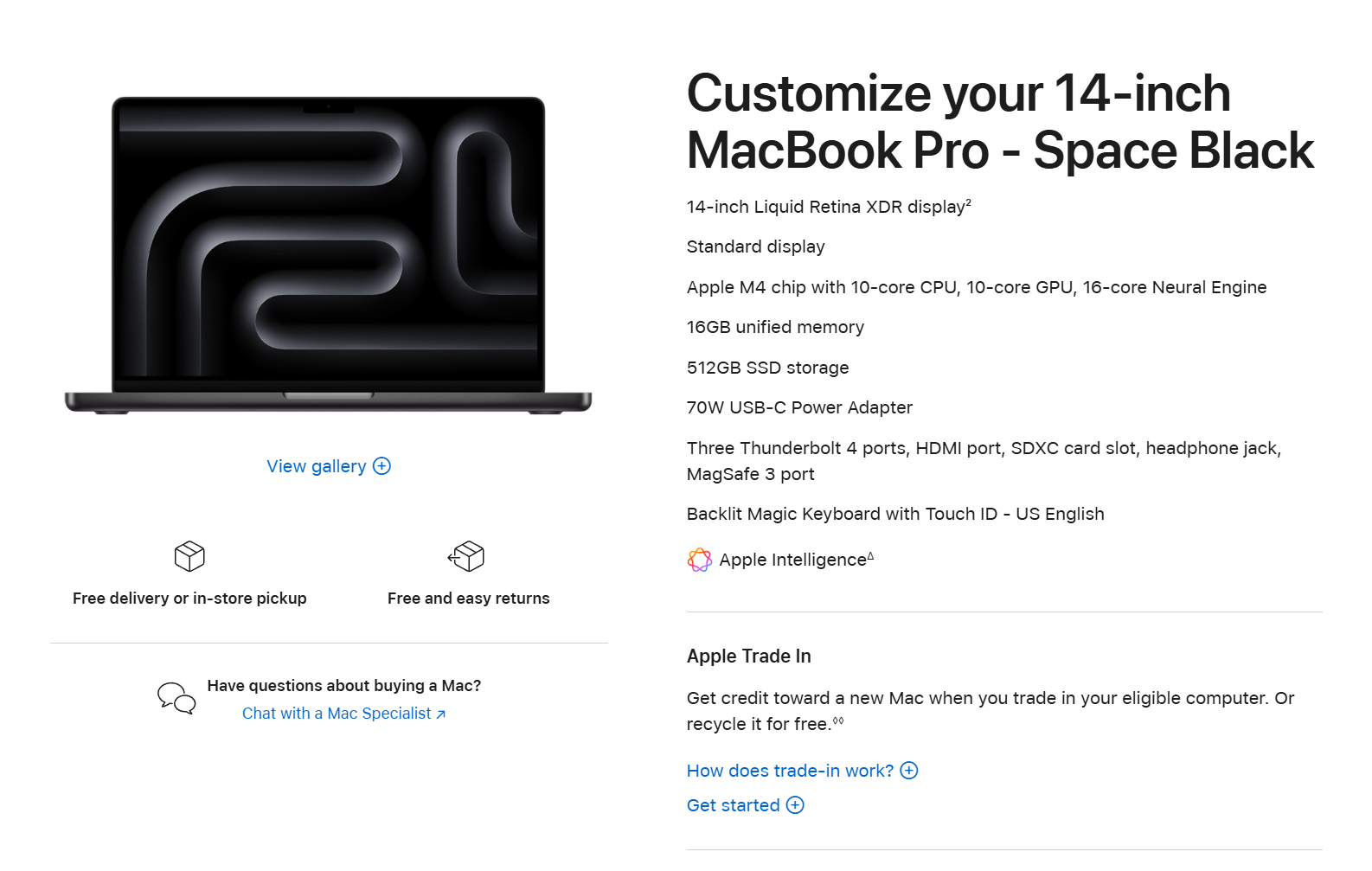 Dynamic Tech Configurations