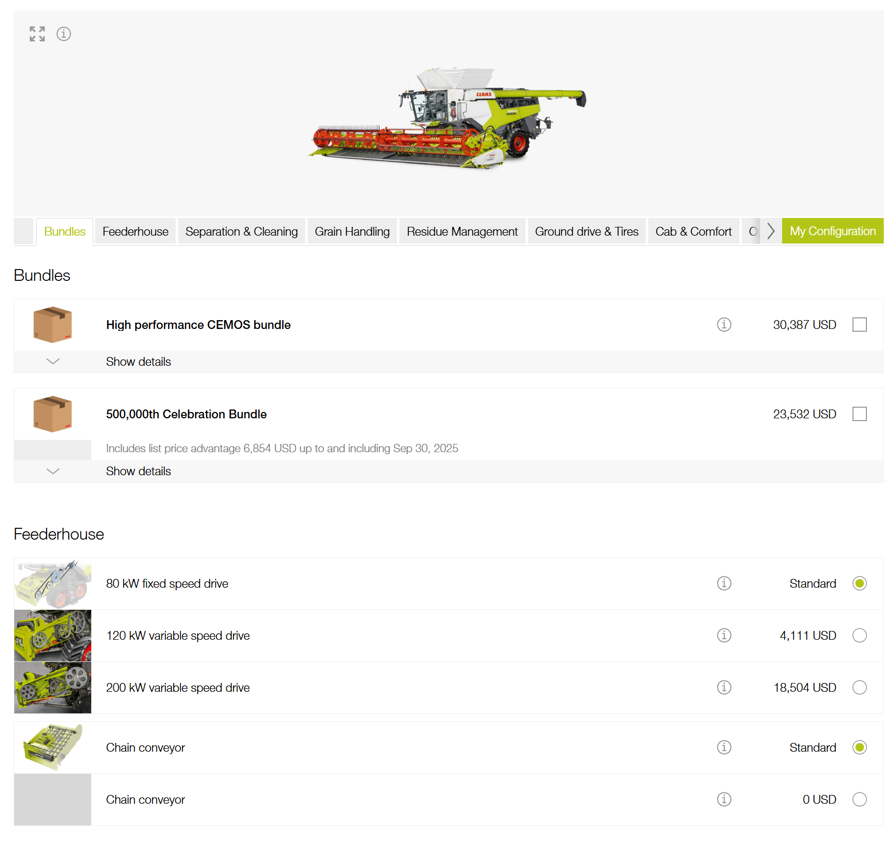 Selling Complex Heavy Equipment (Like a Combine Harvester