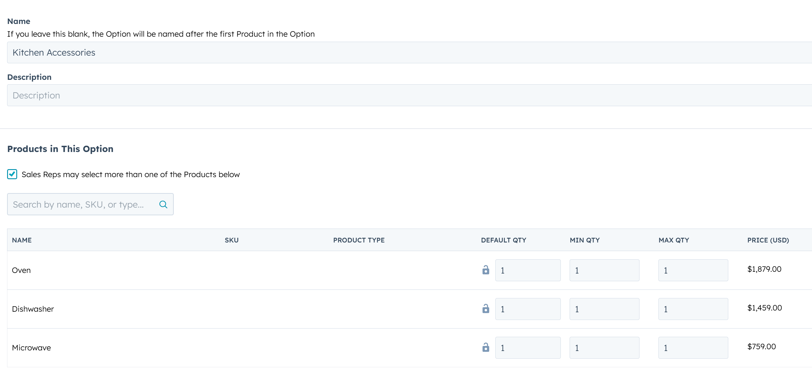 Build Add-On Sections for Appliances